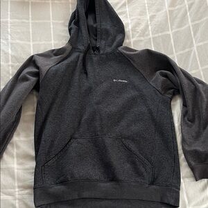 Columbia Two-Tone Charcoal Gray Hoodie